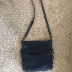 Lucky brand leather crossbody purse